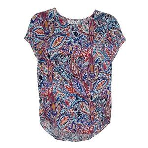 ❤️ CUPIO Signature Multicolor Paisley Blouse Size M